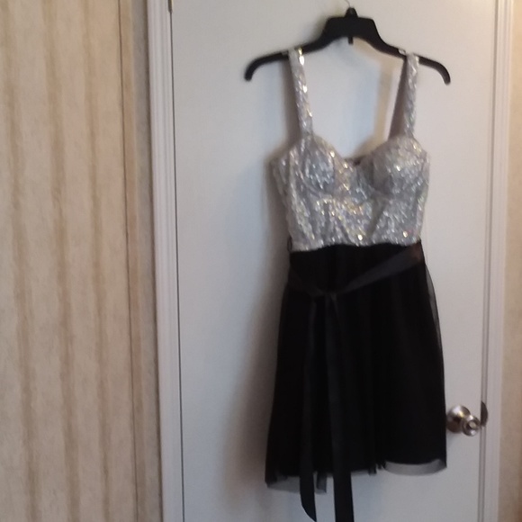 Love Reign As U Wish Sequin Black Cocktail Dress - Picture 6 of 8